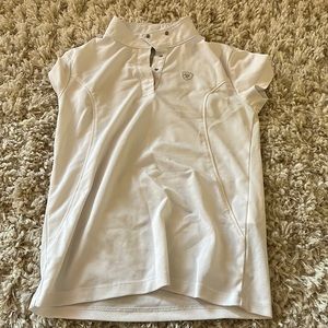 Ariat Pro White Short Sleeve Show Top
